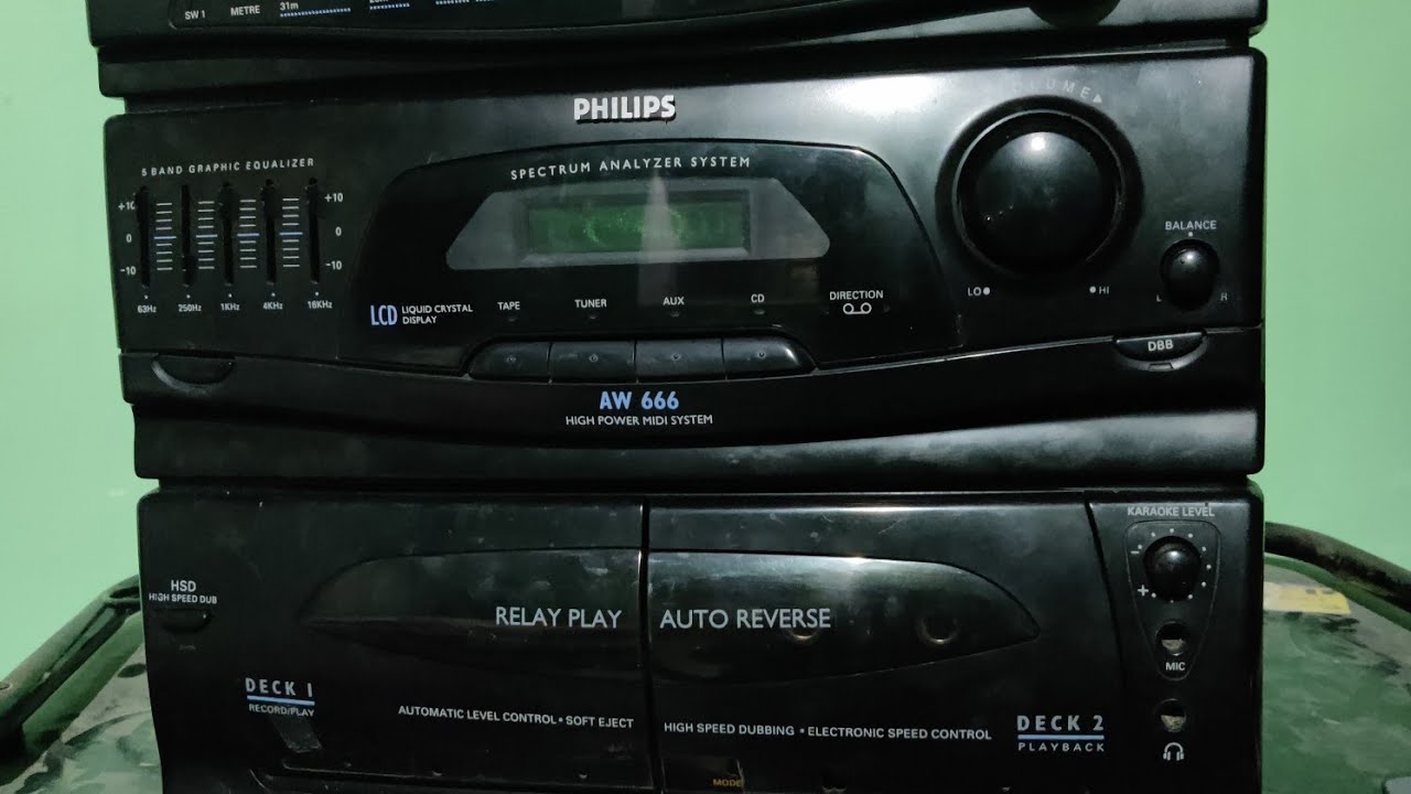 #Philips power house stereo a w 666 boombox full ultimate review