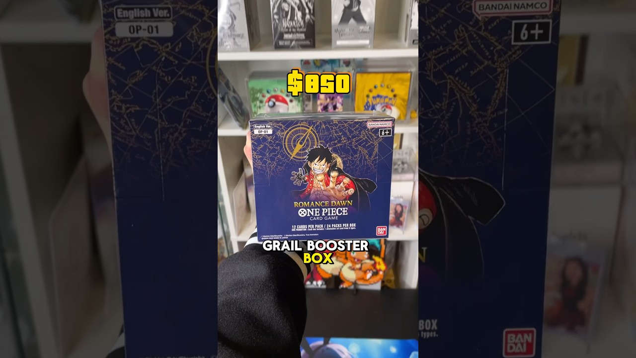 ONE PIECE ROMANCE DAWN BLUE BOTTOM $850 UNBOXING 😳 Wait for it! #Shorts #OnePiece #OnePieceTCG