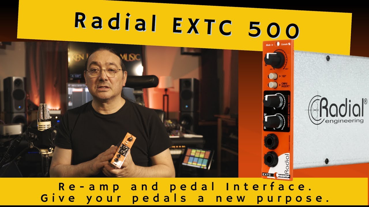Модуль вставки педали Radial EXTC Отличный инструмент для творчества