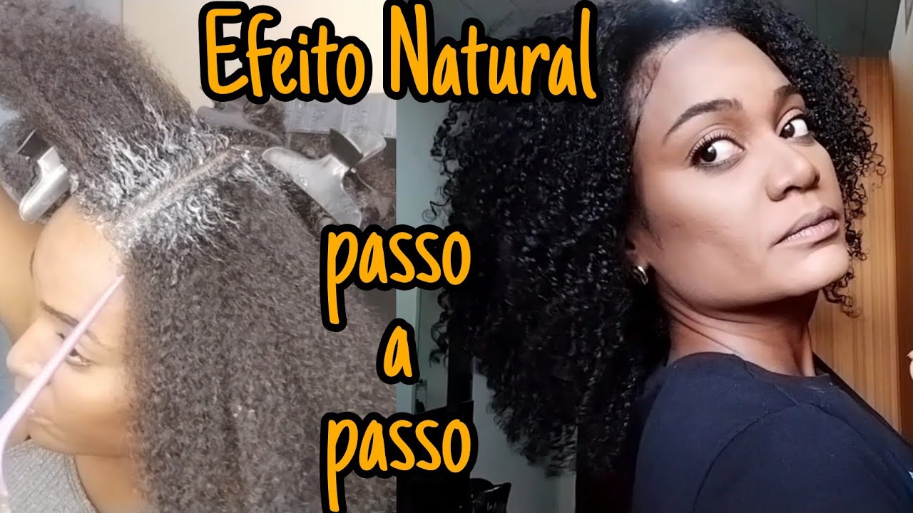 COMO RELAXAR O CABELO SOZINHA/EFEITO NATURAL