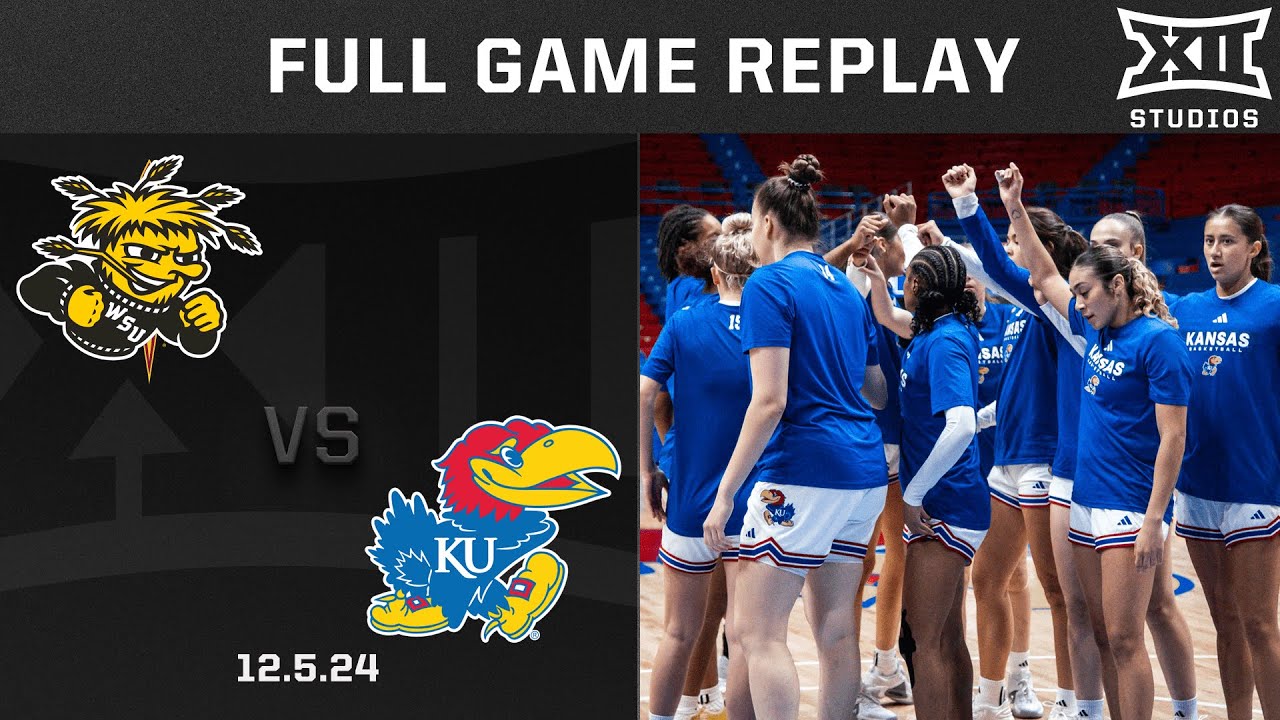 Wichita State vs. Kansas (12.5.24) Full Game Replay | 2024-25 Big 12 Women's Basketball