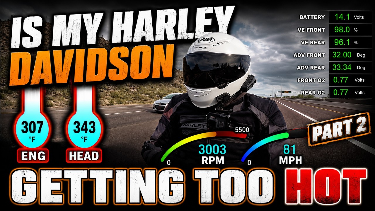 Is my Harley Overheating? (Part 2 with ALL the data)