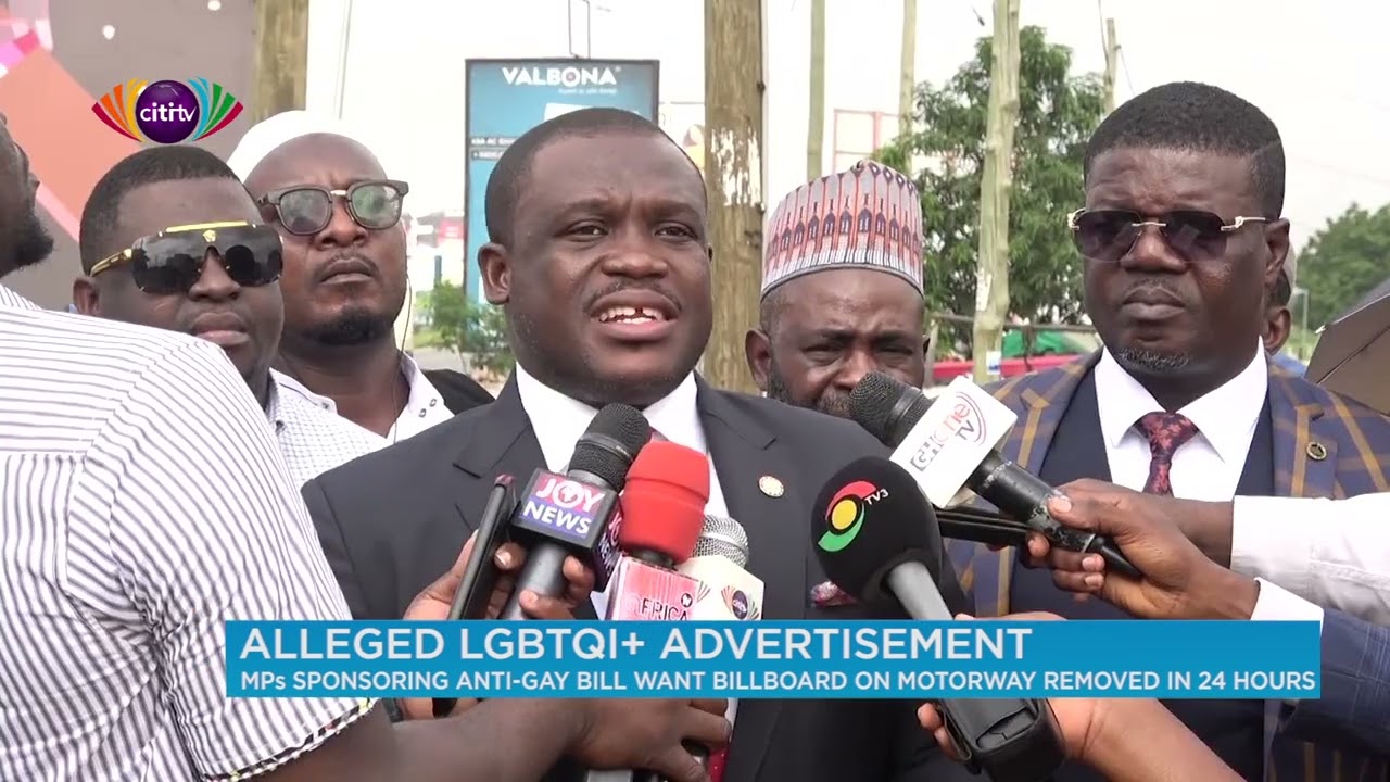 Ningo-Prampram MP, Sam George gives authorities 24-hour ultimatum to pull down 'LGBTQI billboard'