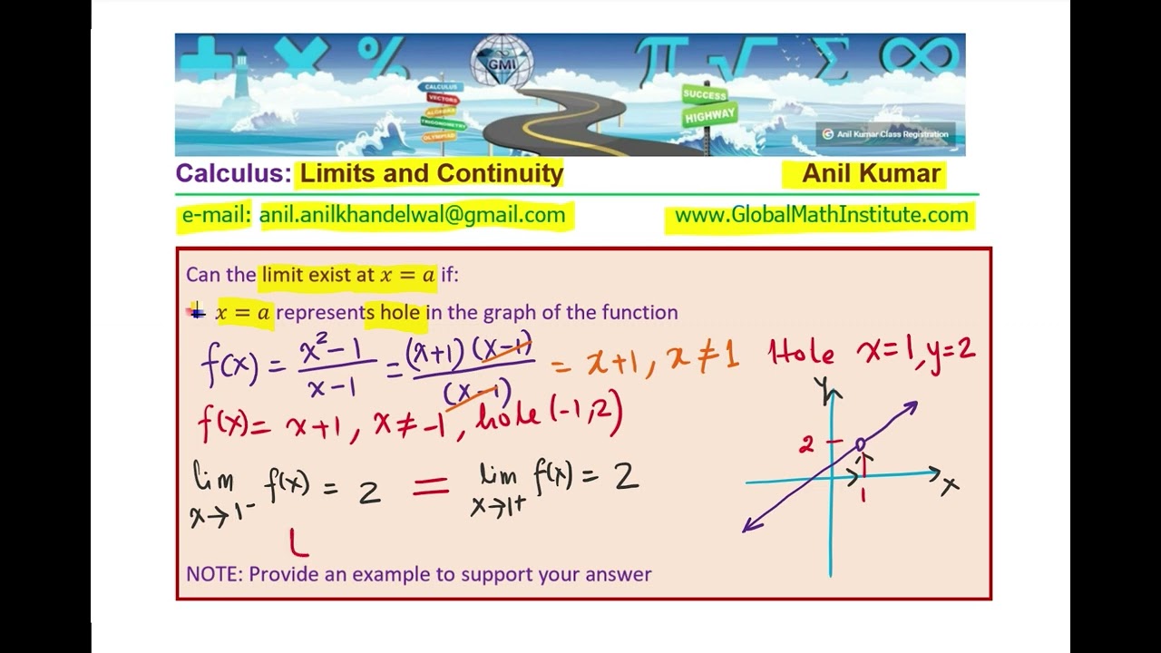 Calculus Test Unit 1 on Limits and Continuity with 16 Past Test Questions MCV4U