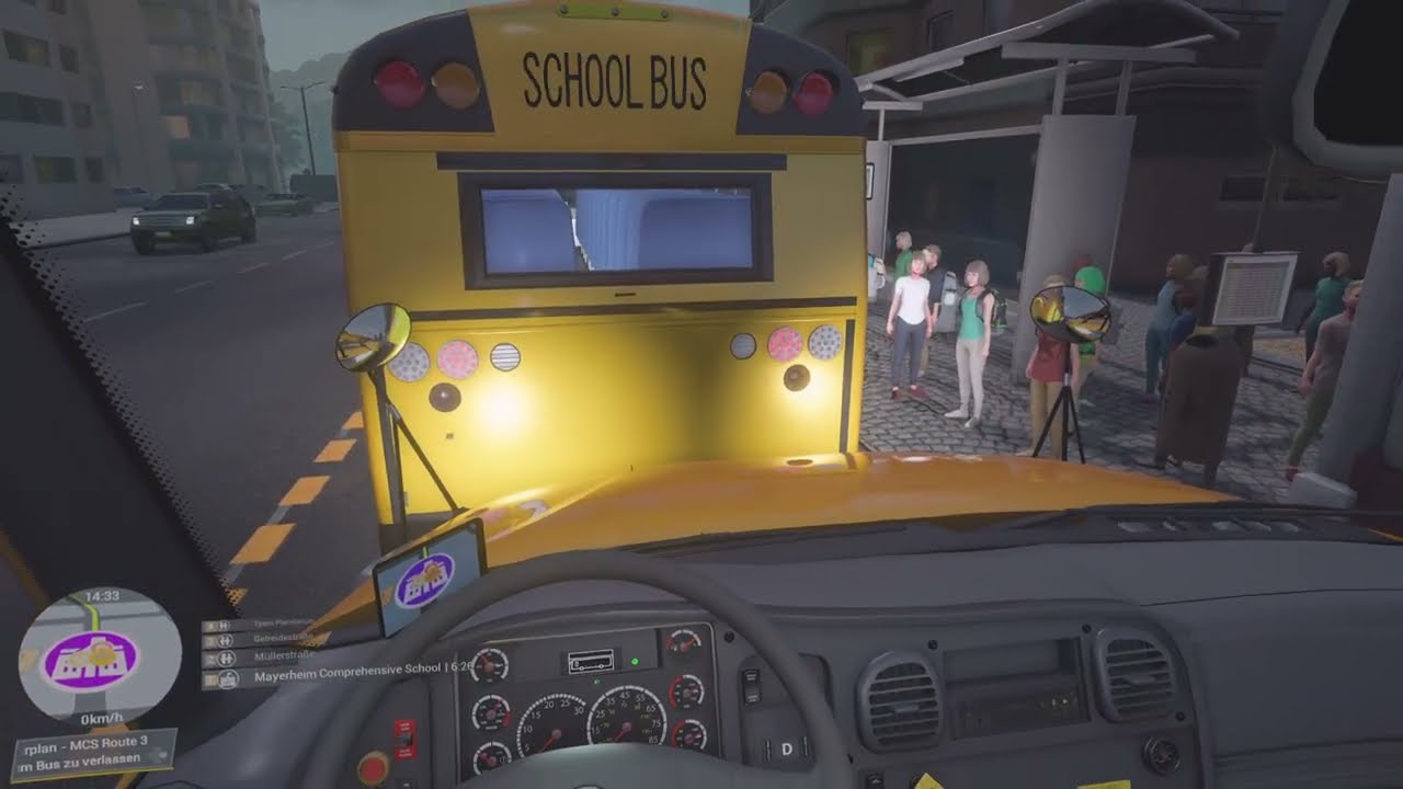 Bus Simulator 21 Schulbus Operations SV Linie MCS 3 Zimmermannstor HB-Mayerheim Comprehensive School