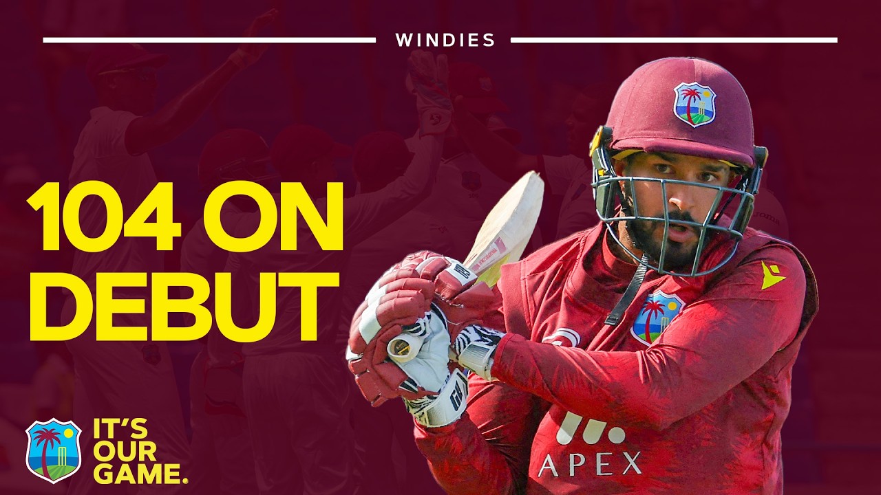 Record Breaking Unbeaten 💯 For Amir Jangoo | Full Innings West Indies v Bangladesh 3rd ODI