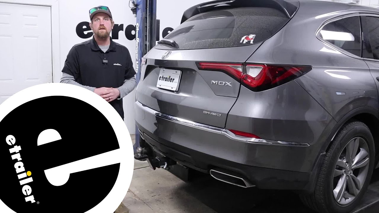 Set up: Curt Powered Tail Light Converter with 4-Pole Flat Trailer Connector on a 2024 Acura MDX