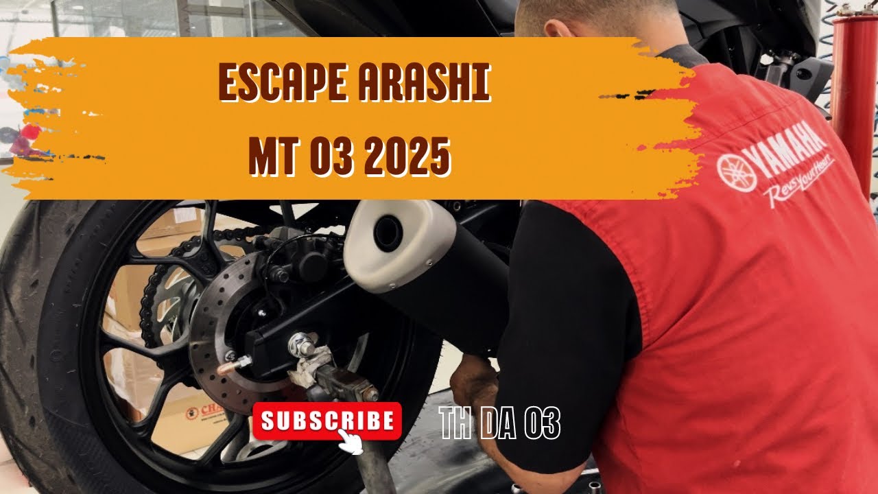 INSTALANDO ESCAPE ARASHI NA CONCESSION&Aacute;RIA DA YAMAHA