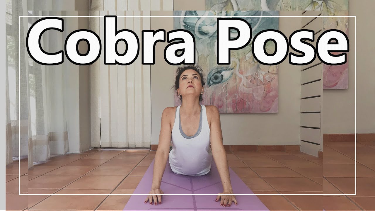 How to do Cobra pose step-by-step Tutorial. Back bend.