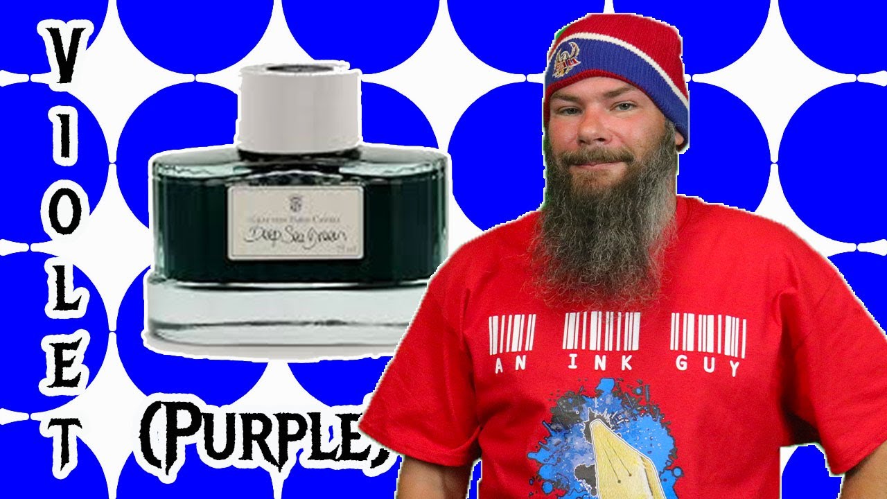 Graf von Faber Castell Violet Blue Fountain Pen Ink #fountainpenink #fountainpens