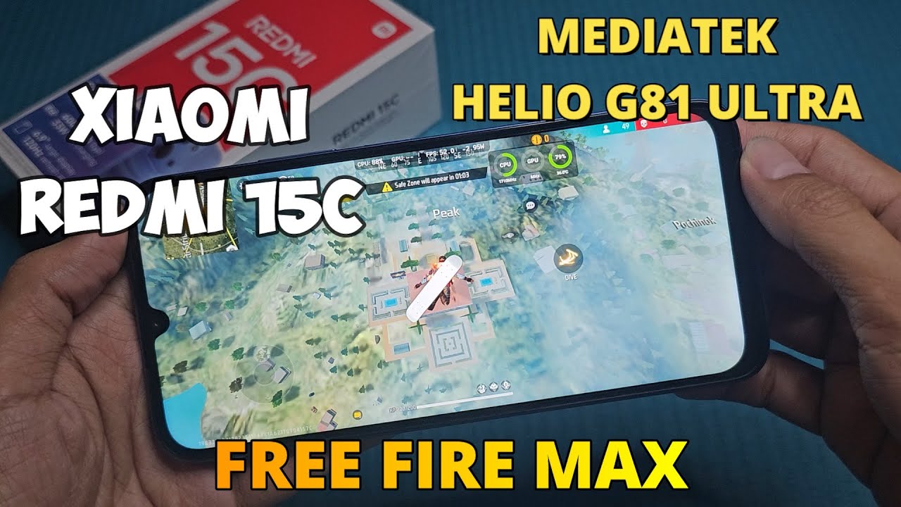 Free Fire Max in Xiaomi Redmi 15C
