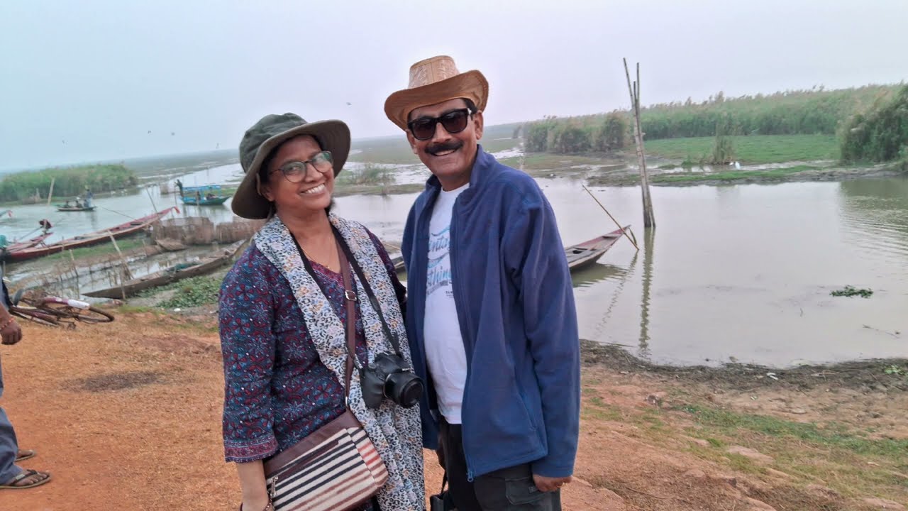 Mangalajodi - রম্ভা lake view - Taratarini Temple - Tampara lake - Gopalpur sea beach. #goutamaalee 