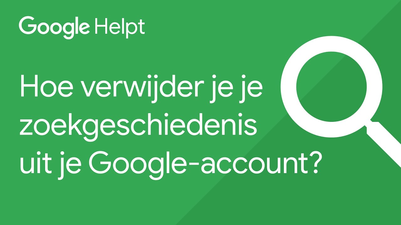 Hoe verwijder je zoekopdrachten uit je Google-account? - Google Helpt