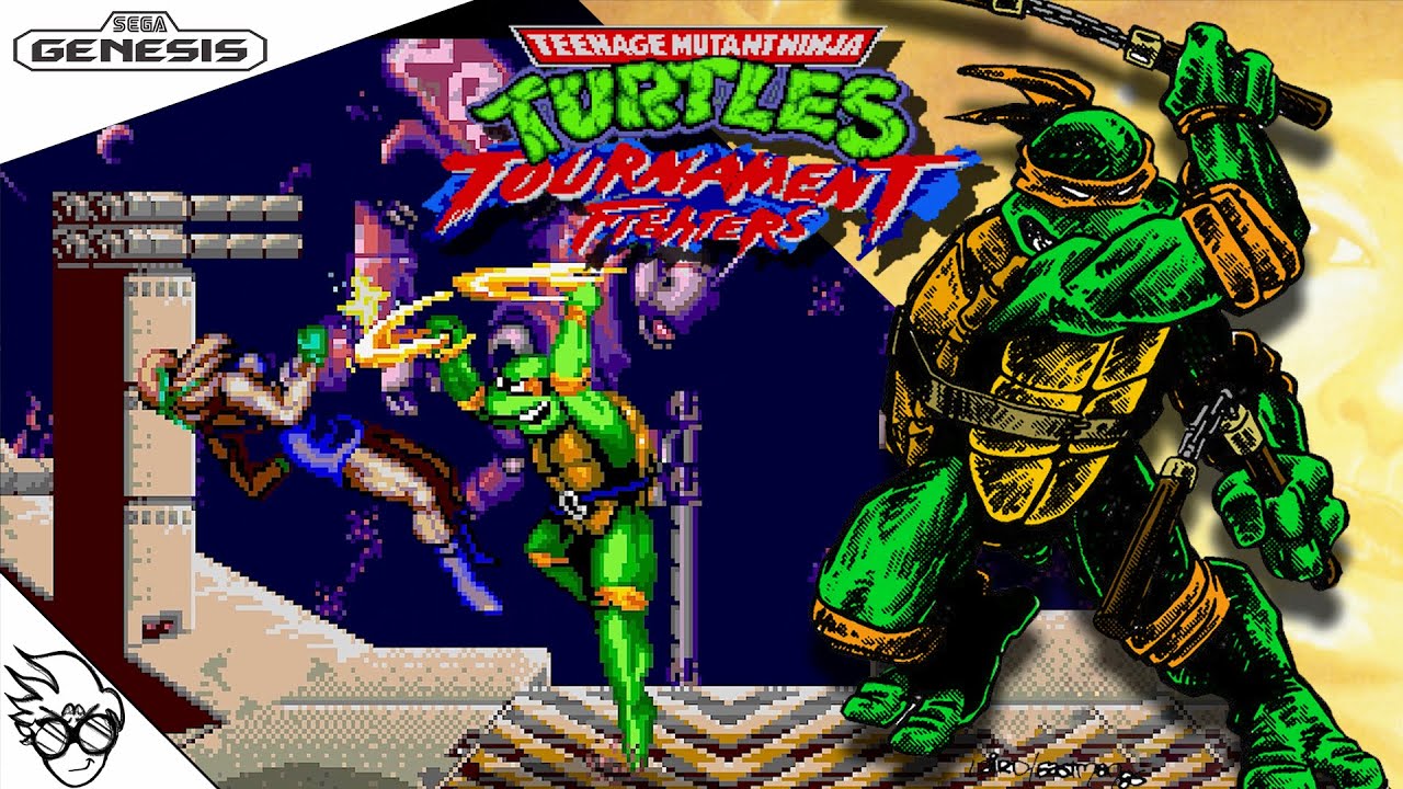 Teenage Mutant Ninja Turtles: Tournament Fighters (Sega Genesis/1993) - Michaelangelo [LongPlay]