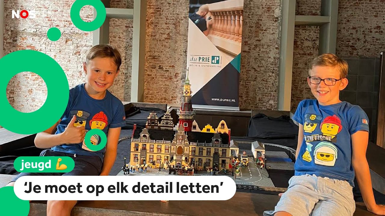 Gabriël (10) bouwt zijn stad Leiden na met Lego