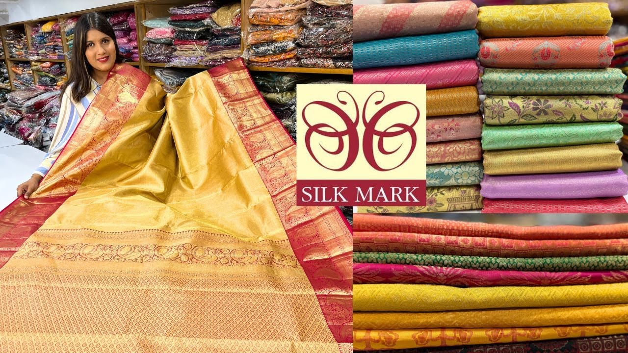 Pure Pattu Silk & Golden Pure Tissue Kanjivaram Saree Wholesaler in Kolkata Barabazar