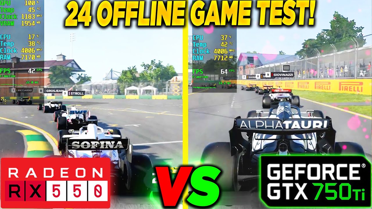 GTX 750 Tİ Vs RX 550
