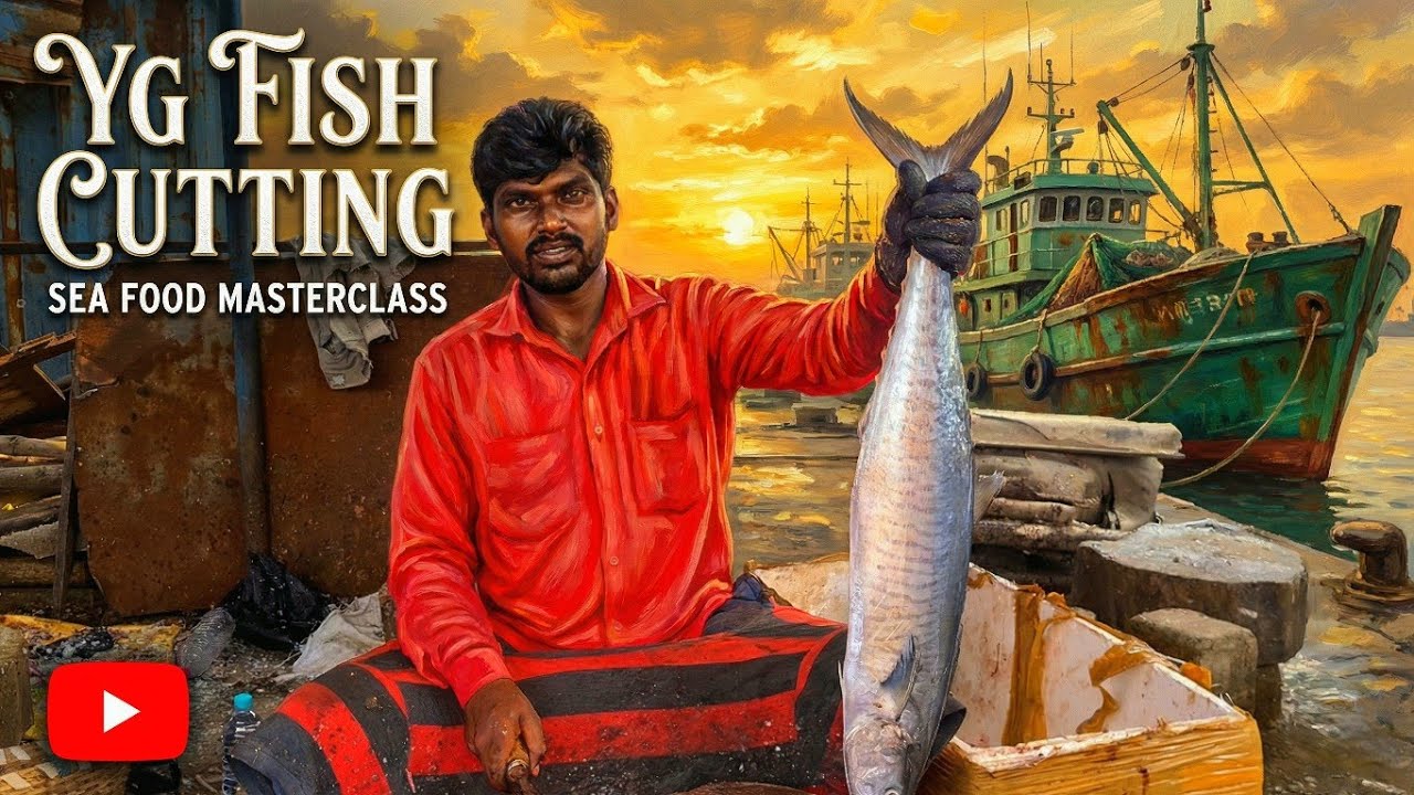 KASIMEDU 🔥 VANJARAM FISH CUTTING 🔥  