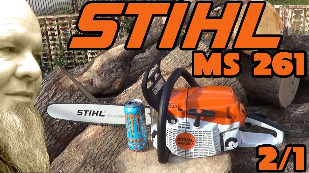 Stihl MS 261 - első indítás,favágás.2/1