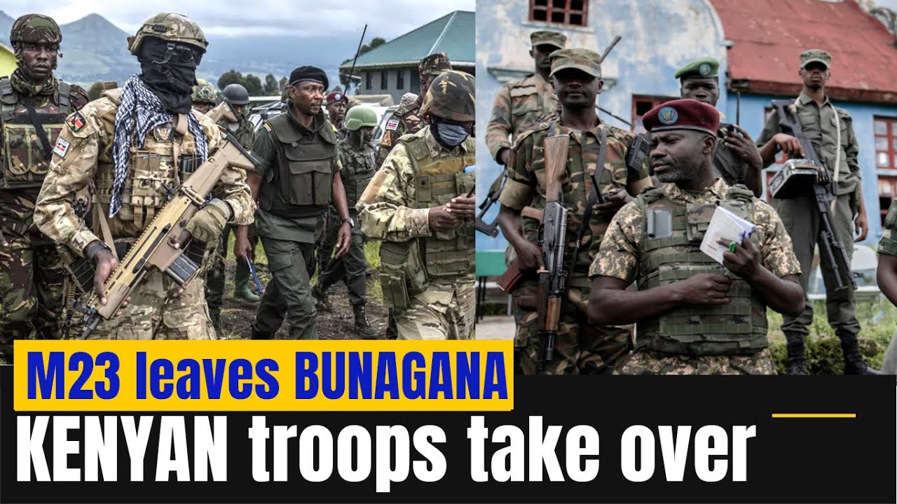 M23 Rebels completely Withdraw from Congo. Kenyan Soldiers take over liberated regions