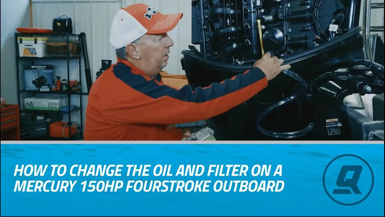 How to Change the Oil and Filter on a Mercury 150hp FourStroke Outboard