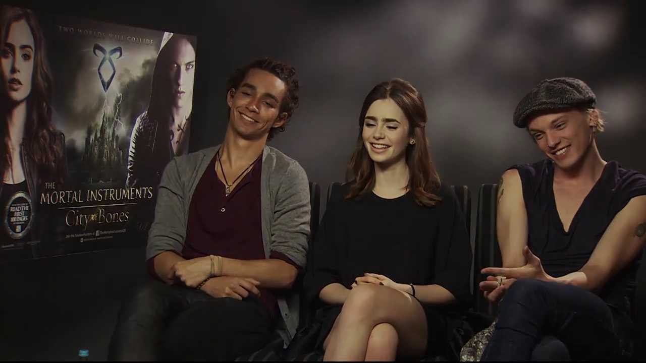 We chat to Lily Collins, Robert Sheehan & Jamie Campbell Bower!