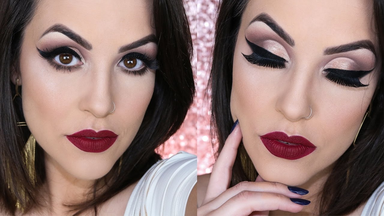 Maquiagem para Festas de Fim de Ano - Cut Crease