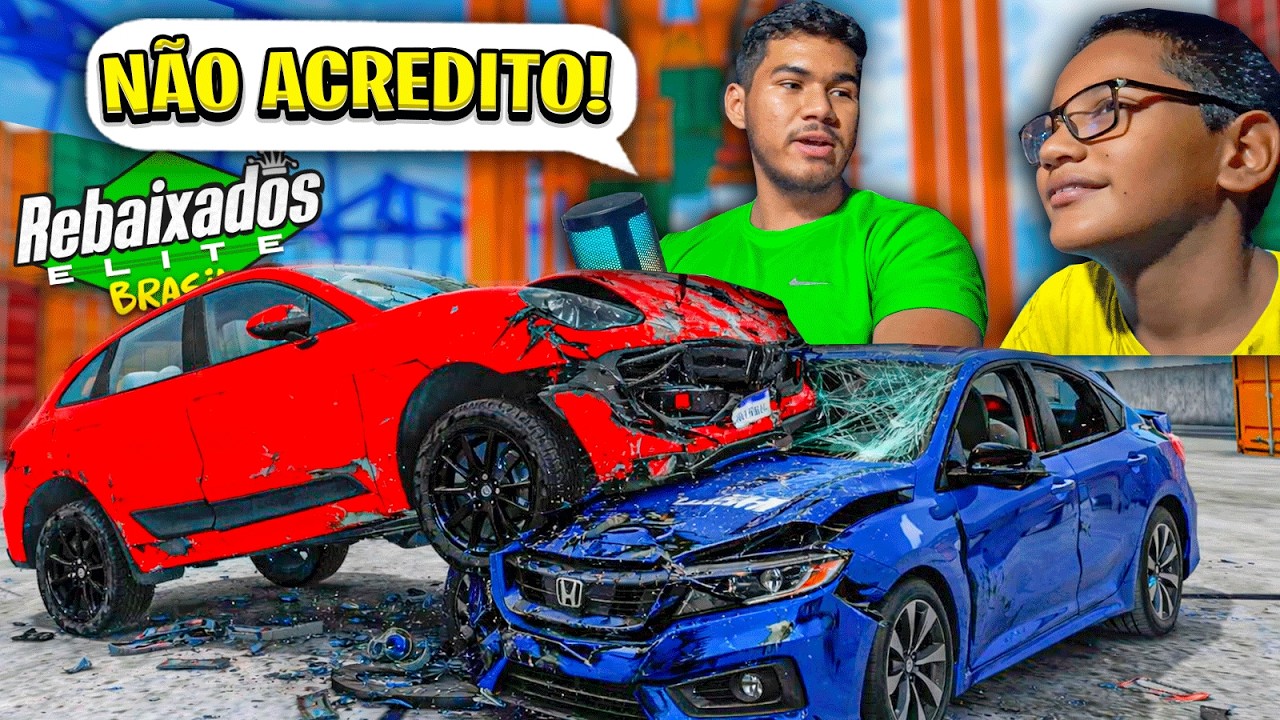 MEU PRIMO SOFREU UM ACIDENTE DE PORSCHE MACAN no REBAIXADOS ELITE BRASIL
