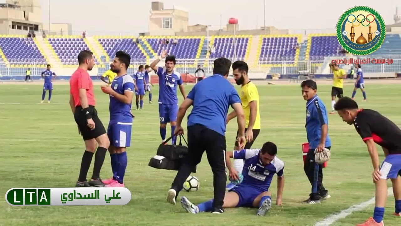 ملخص مباراة نادي النجف ونادي الحدود 1 / 1