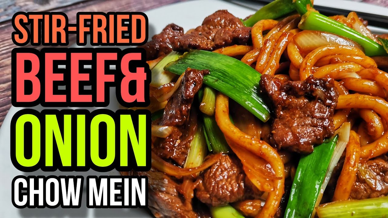🍜 STIR FRY BEEF & ONION (CHOW MEIN STYLE) MIT RINDERFILET VON WERNER'S METZGEREI