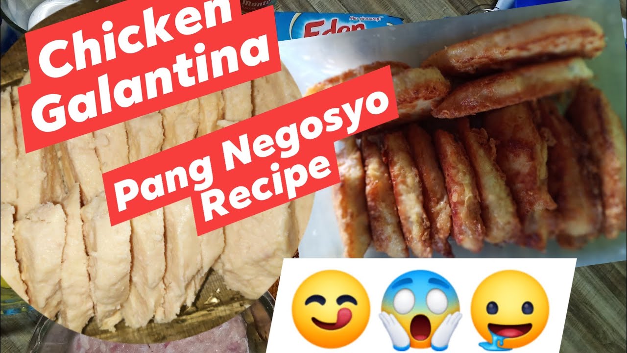 How to cook Chicken Galantina Pinakamurang Recipe png Negosyo