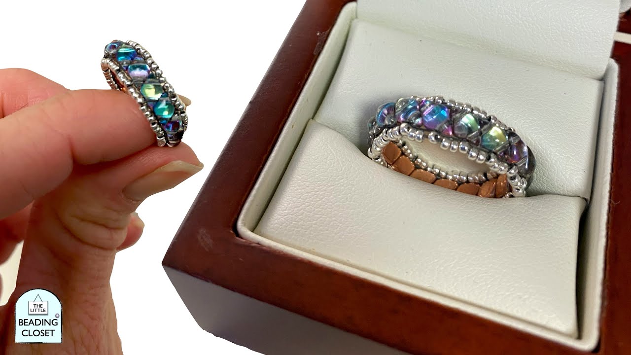 OUTSHINE - the beaded ring tutorial