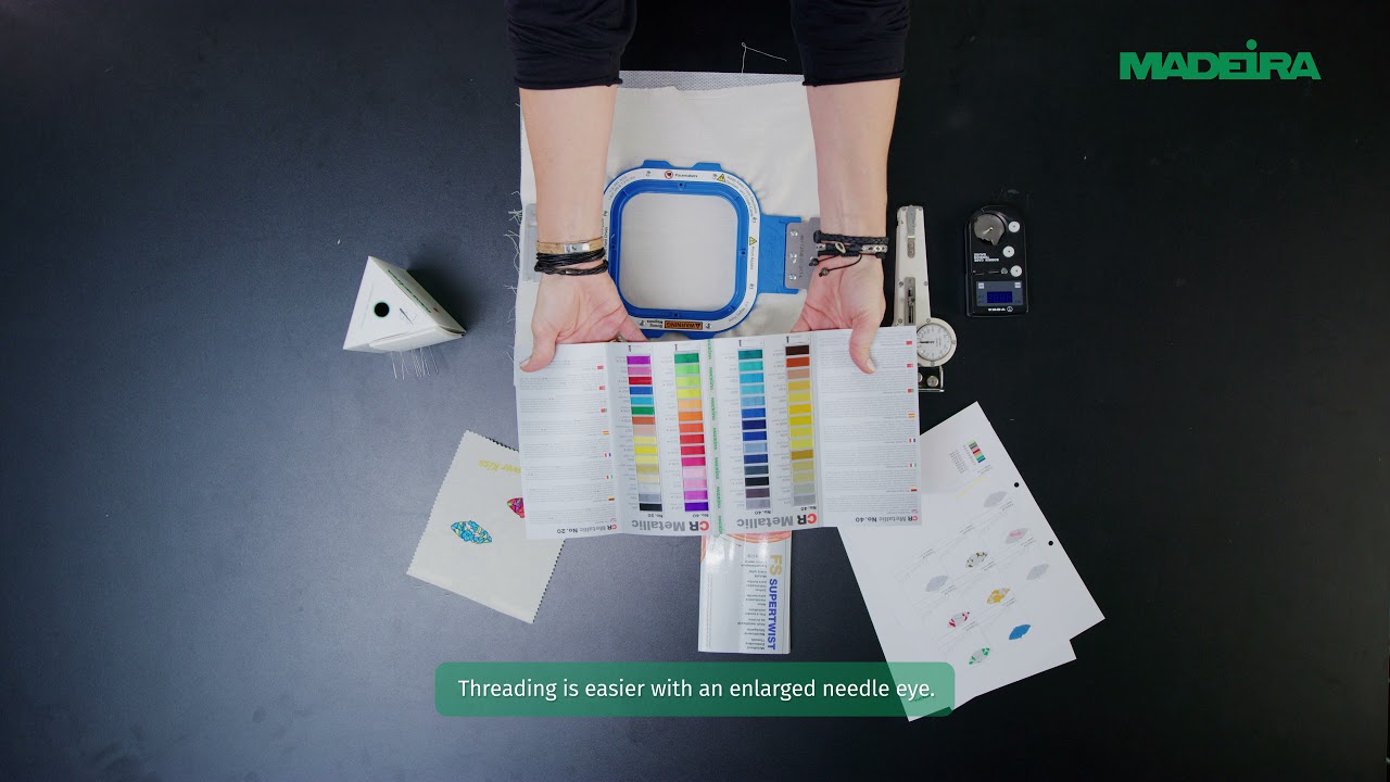 Madeira Tutorial - How to process metallic threads for best results