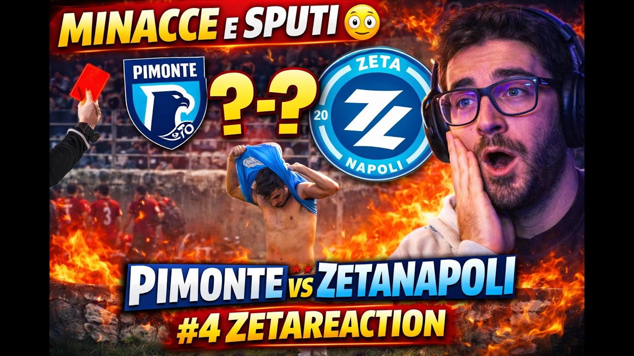 MINACCE E SPUTI IN TERZA CATEGORIA 😳 | Pimonte vs ZetaNapoli | ZETAREACTION #4