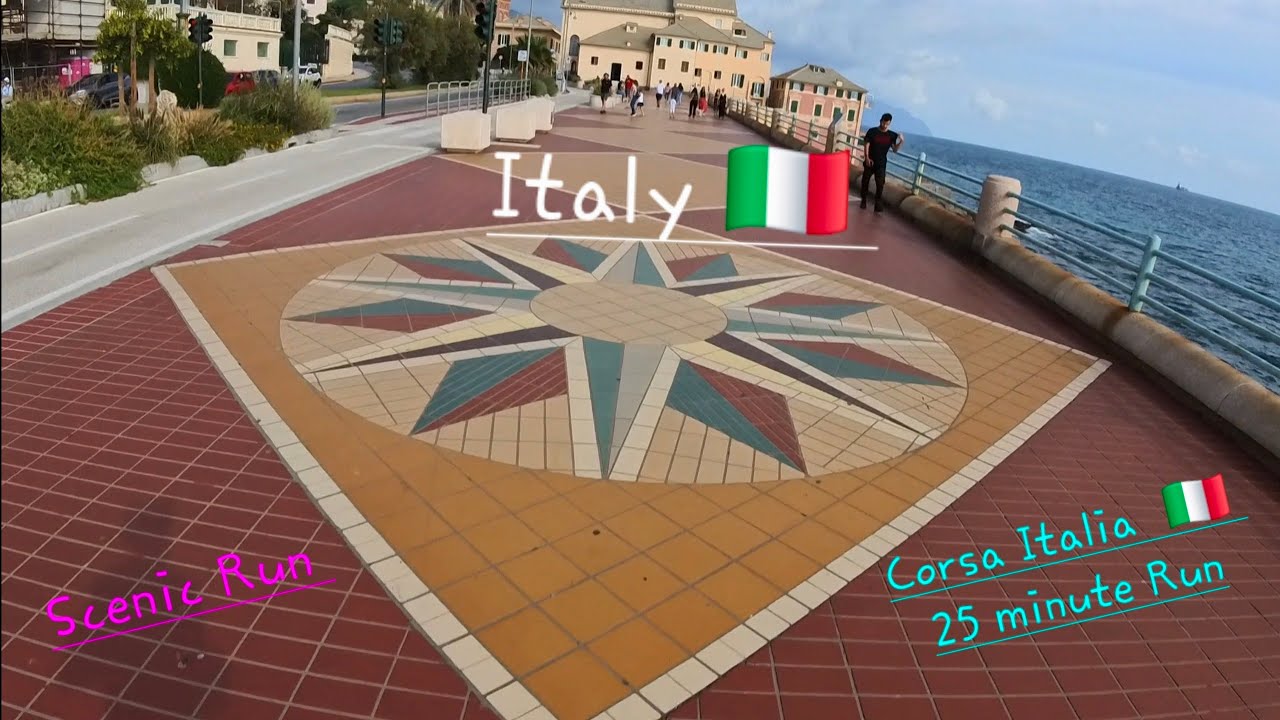 Virtual run Italy 🇮🇹  Corsa Italia Genoa 