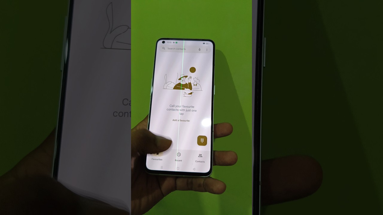 Realme GT 2 Pro Pearl white Green line issue #realme #viralvideo #display #issue 😠😠