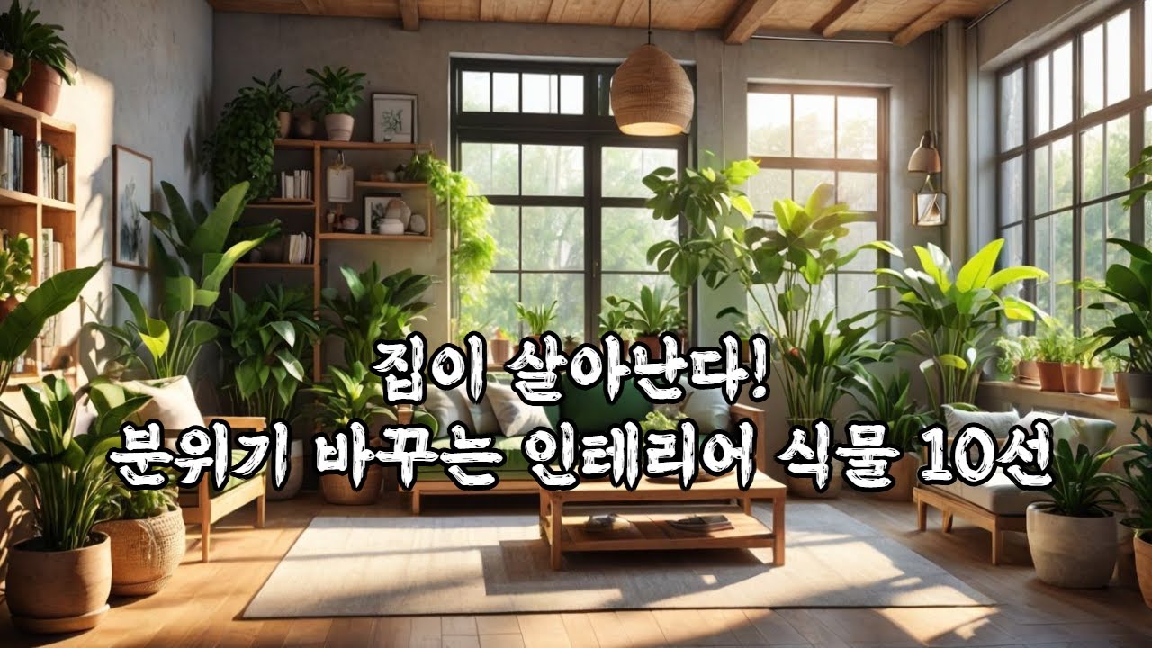 집이 살아난다! 분위기 바꾸는 인테리어 식물 10선