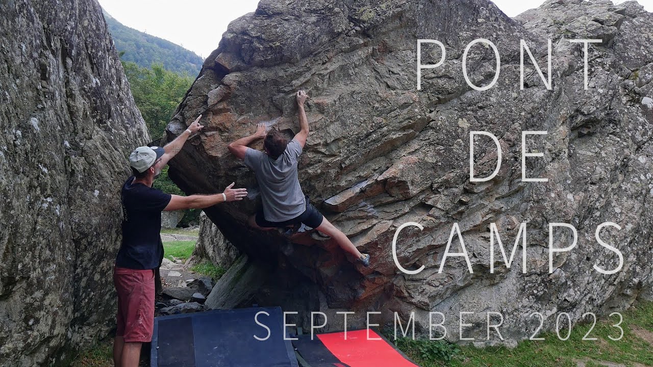 One day bouldering in Pont de Camps (Pyrenees) - September 2023