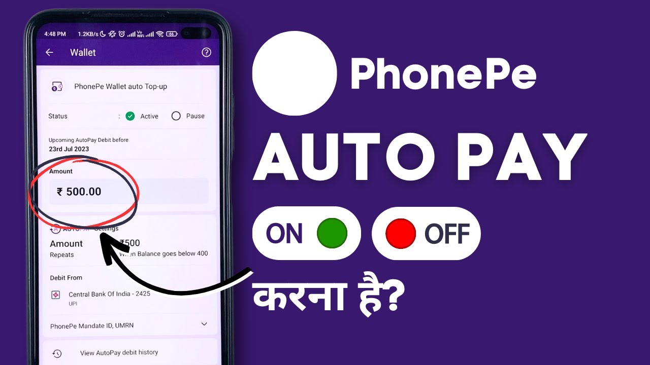 Phonepe Autopay कैसे चालू करें? बंद करें? Phonepe Wallet Auto Pay Settings