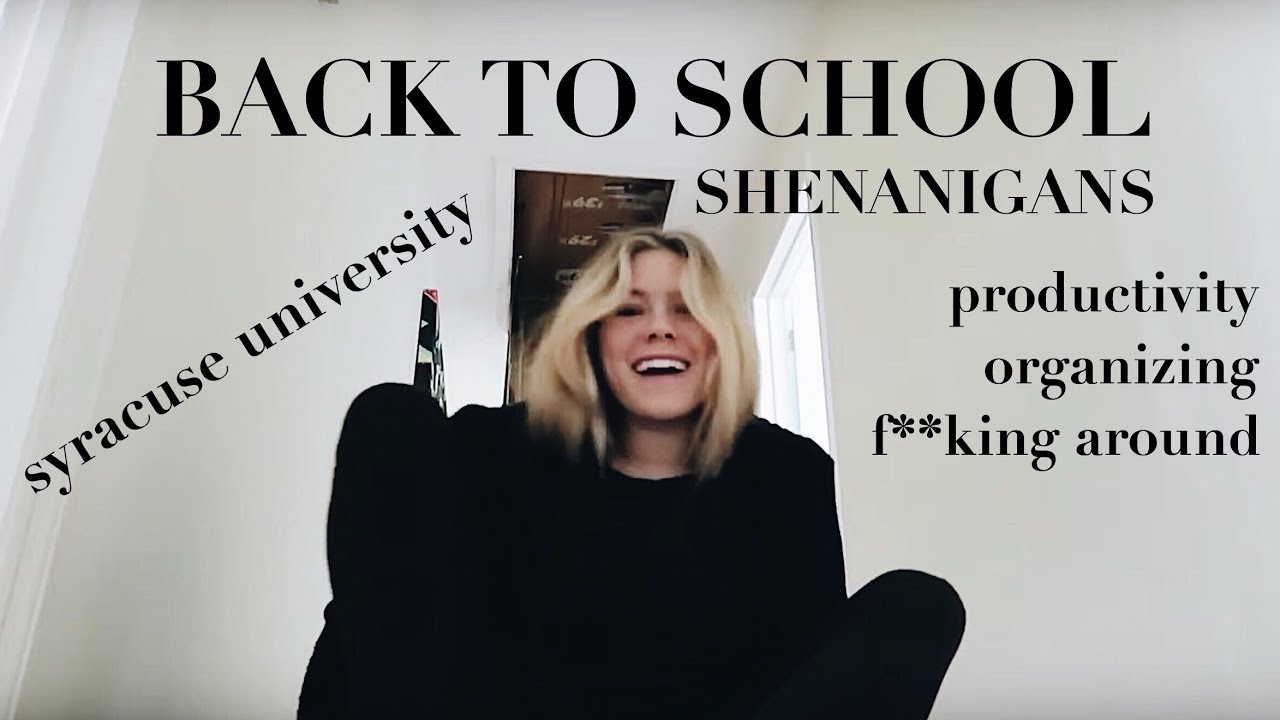 BACK TO COLLEGE VLOG! Packing and Organizing- Syracuse University