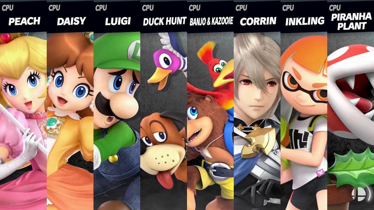 Super Smash Bros. Ultimate - Peach’s Castle (Omega) & Luigi’s Mansion