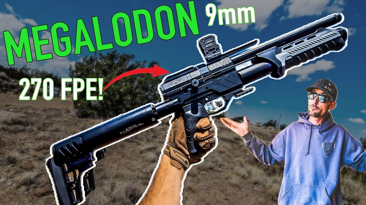 I’m PUMPED! the 9MM AEA MEGALODON IS HERE & it’s SUPER POWERFUL!