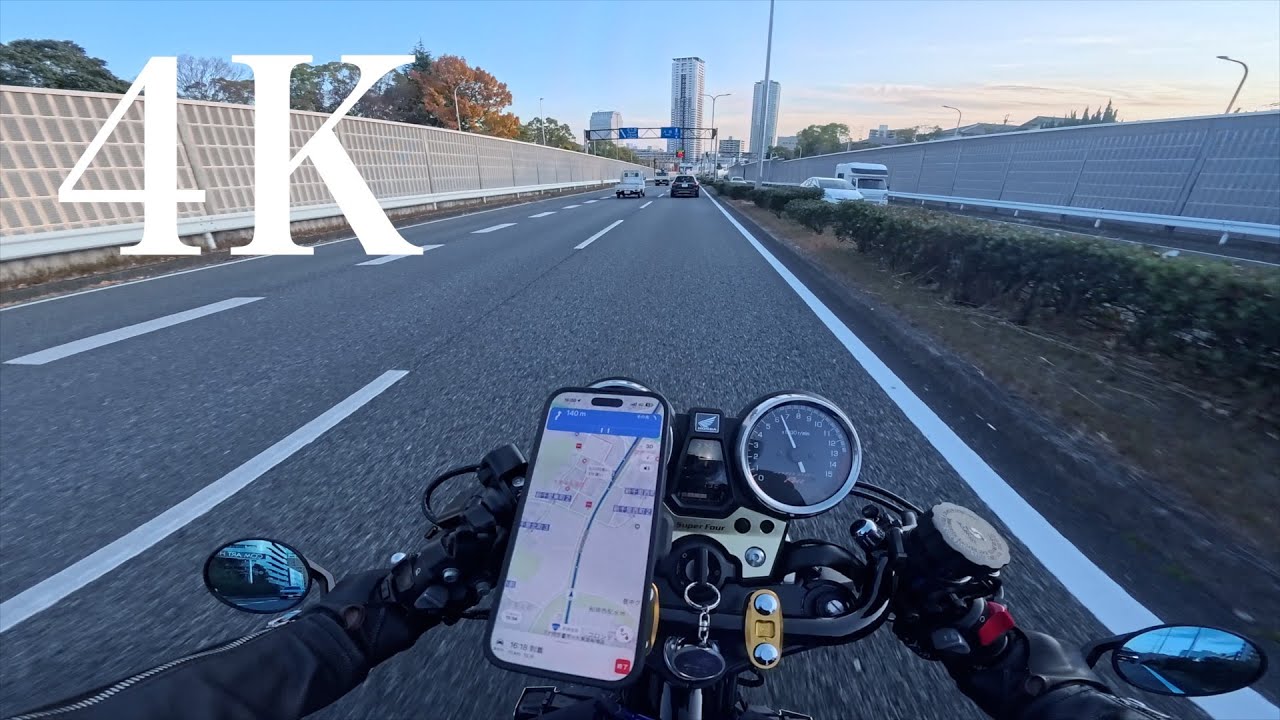 HONDA CB400SF Exhaust Pure Sound Vol.7 [4K ASMR]