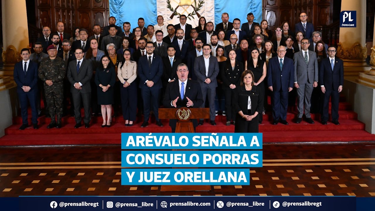 Arévalo acusa a Porras y Orellana de intento de golpe y pide aplicar Carta Democrática de la OEA