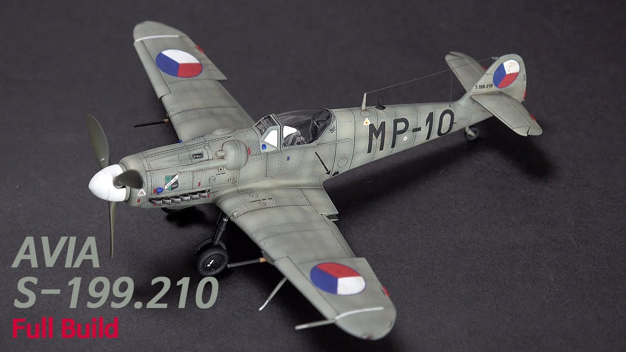 Full Video Build | MEZEK Avia S-199 “MP-10” Czechoslovakia 1/72 Eduard Scale Model Building