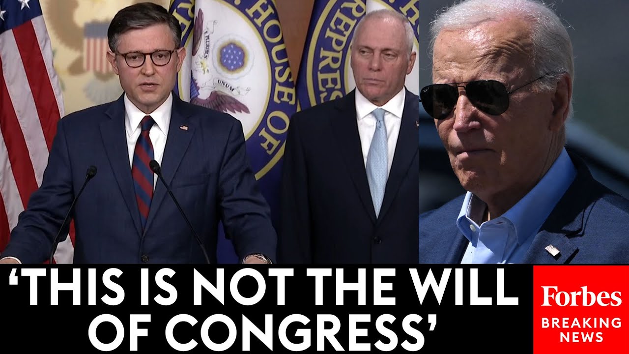 BREAKING NEWS: Speaker Johnson Reacts To Biden Delaying Crucial Aid To Israel