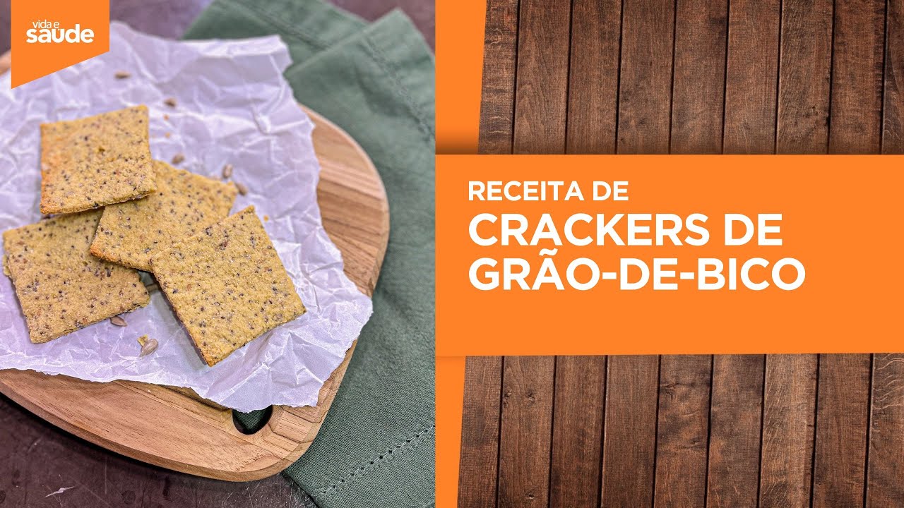 Receita: Crackers de grão-de-bico (07/10/24)