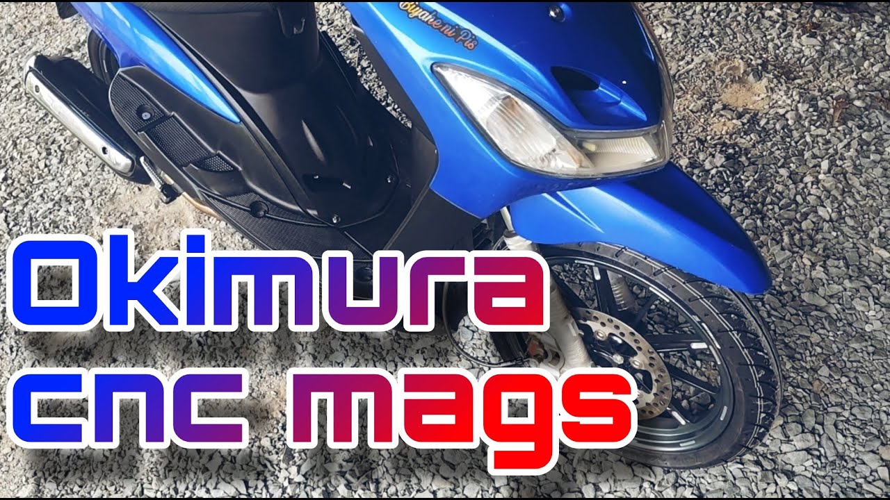OKIMURA cnc Mags for mio Sporty.