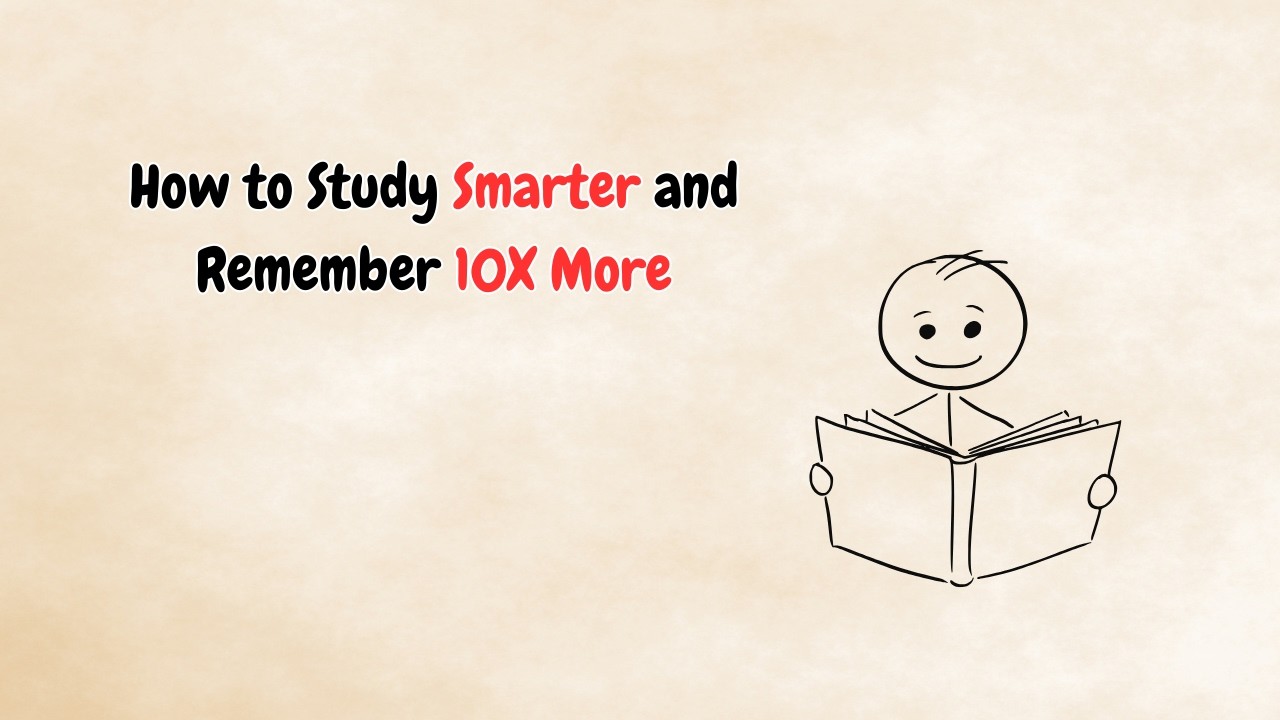How to Study Smarter and Remember 10X More.#studytips #memorytechniques #studentsuccess