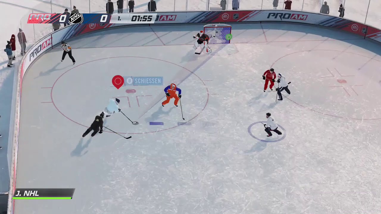 EA Sports NHL 20 - Outdoor Goal ,gameplay (xbox one)